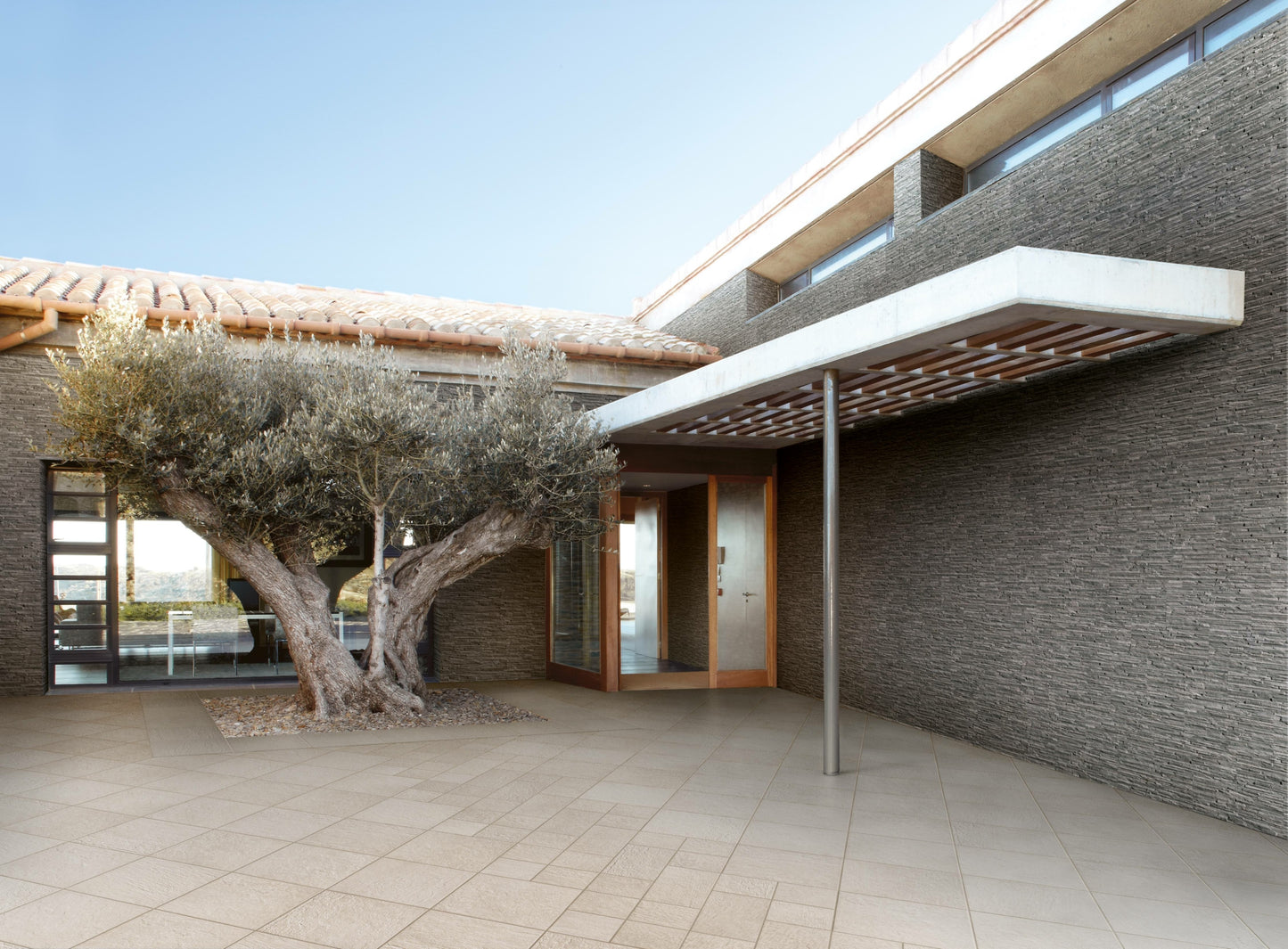 Pave Wall House Grafite 6x16 Matte Porcelain Brick Tile