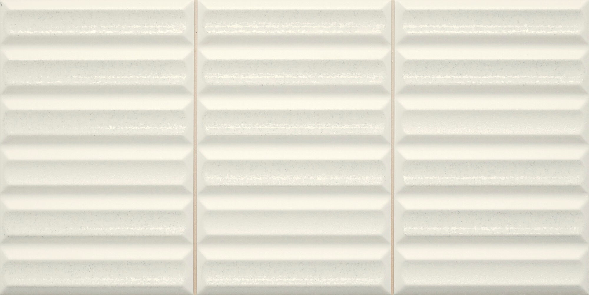 Moves White 8x16 Matte/Polished Finish Fluted Backsplash Tile