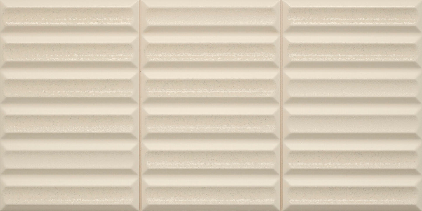 Moves Sand 8x16 Matte/Polished Finish Fluted Backsplash Tile