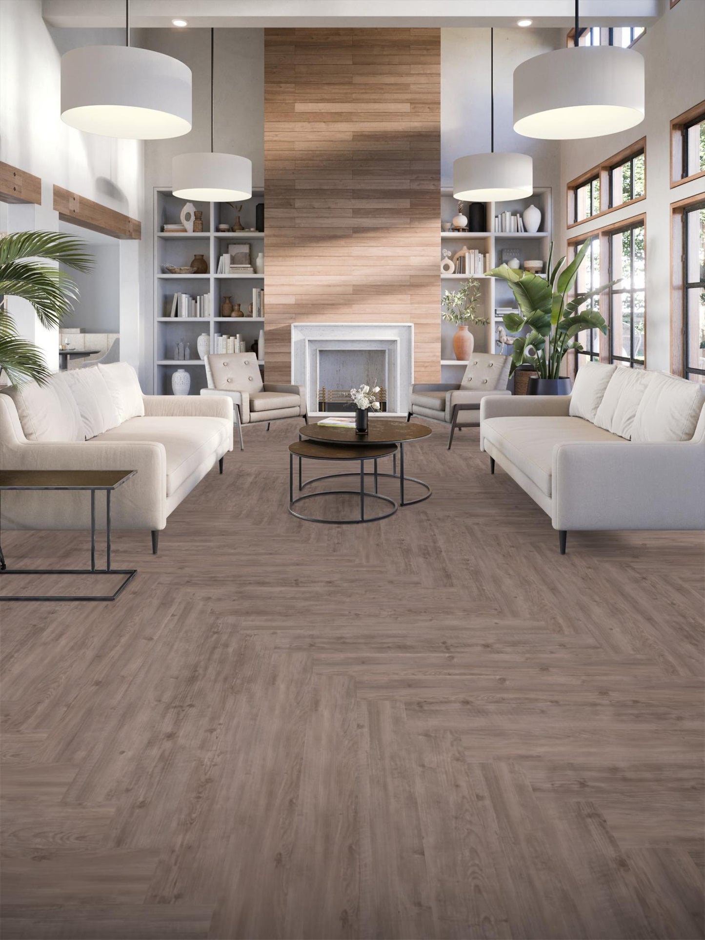 Tarkett iD Latitude Wood Blanched 6"x48" Luxury Vinyl Flooring