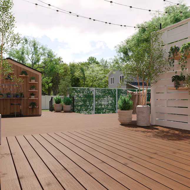Trex Cinnamon Cove 1"x6"x20 ft. Groove Edge Decking Board