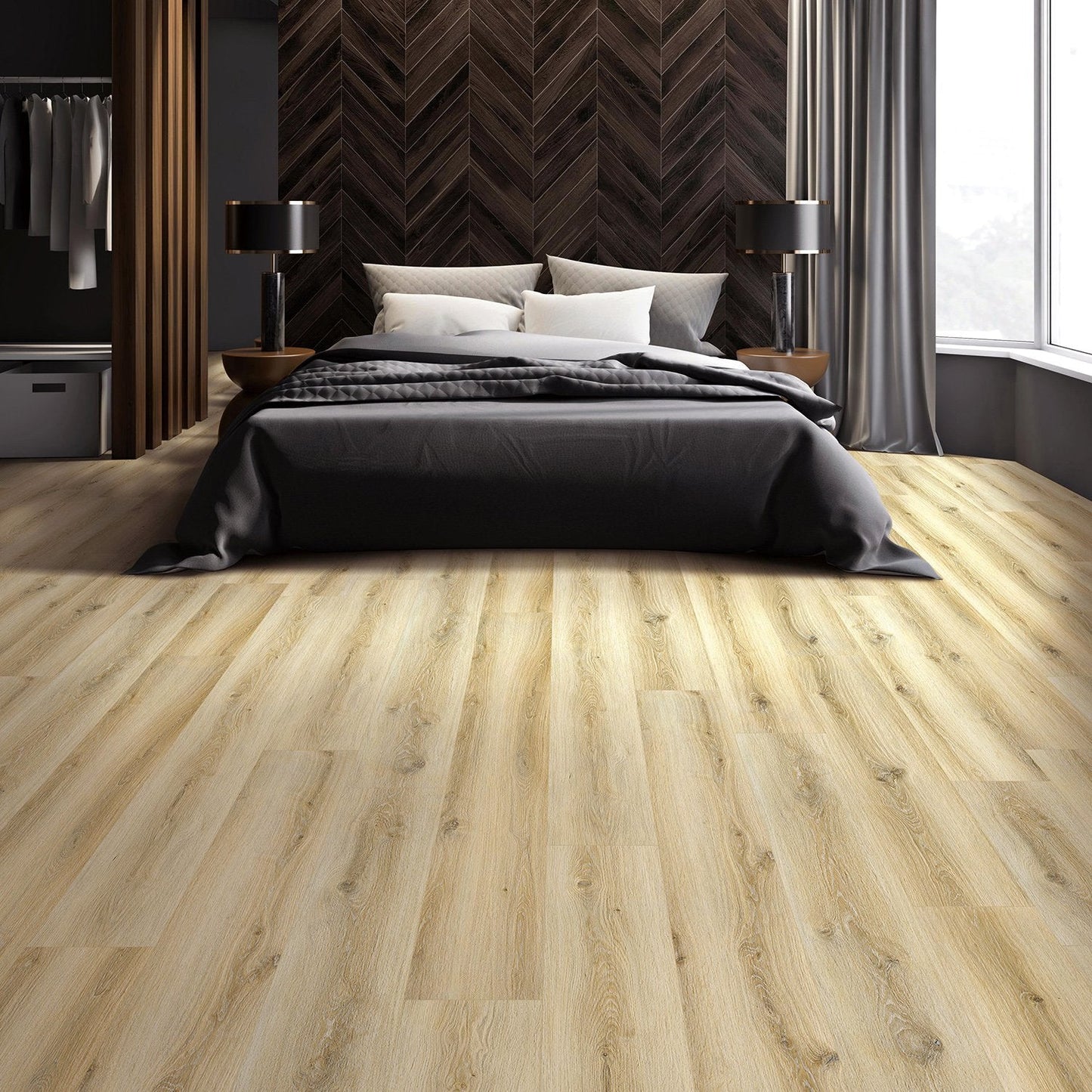 Next Floor Stonecast Classic Oak 9"x72" Luxury Vinyl Flooring