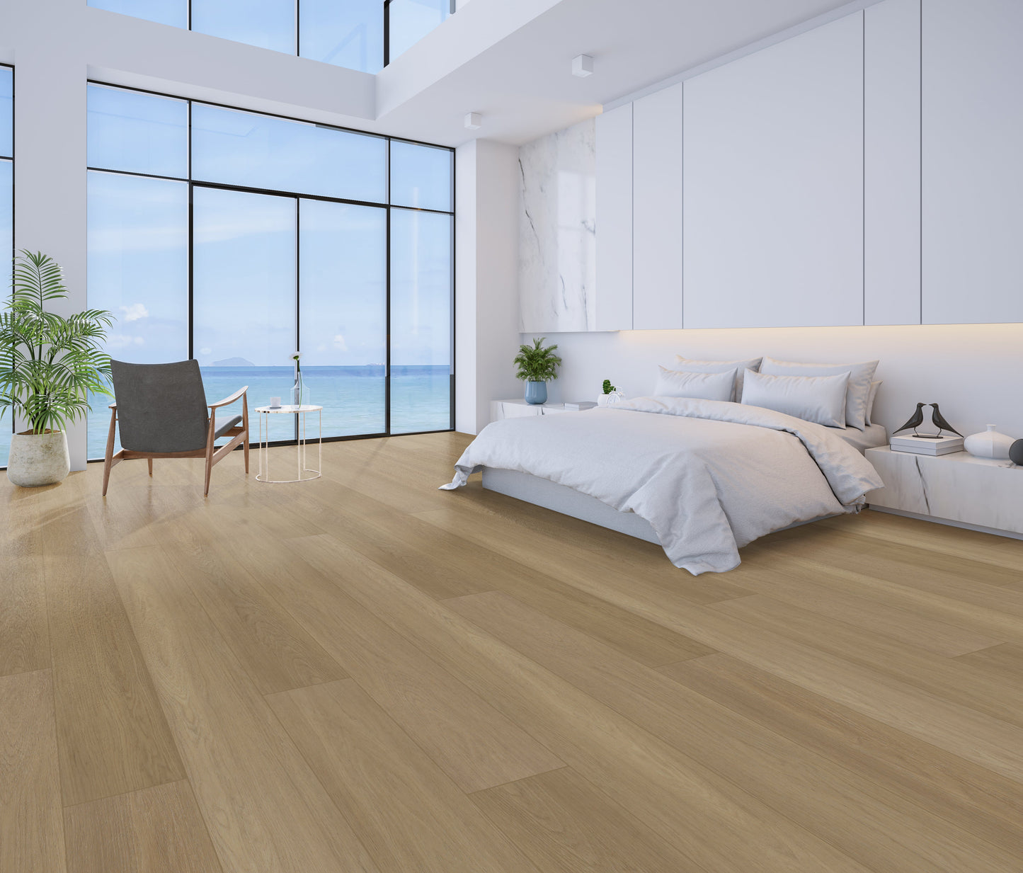 Biyork Hydrogen-8 Cumulus Cloud 9"x72"x8mm Vinyl Flooring