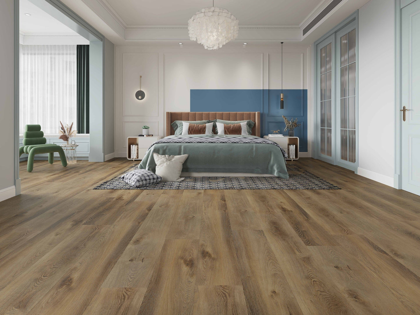 Biyork Hydrogen-7 Daliwood 9"x60"x7mm Vinyl Flooring