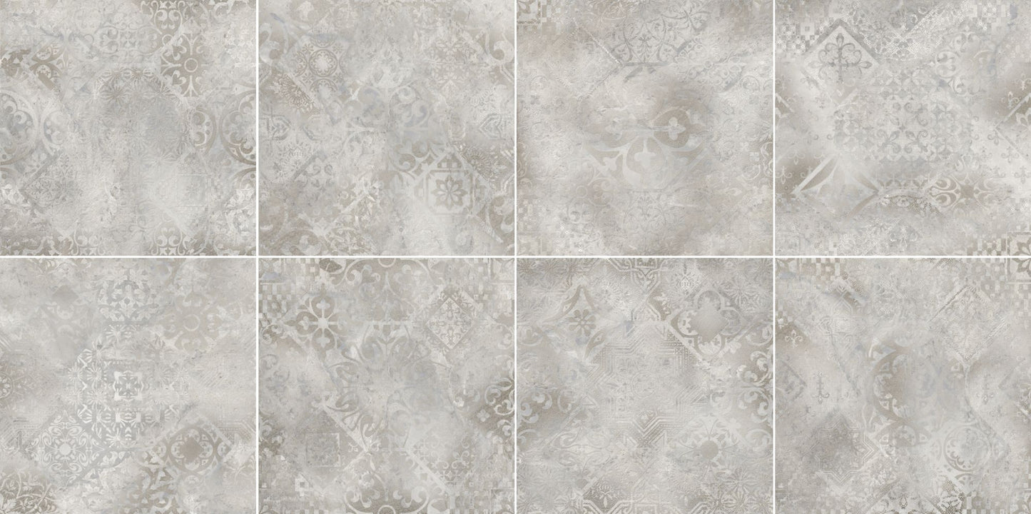 Ellesmere Decor 24x24 Semi-Polished Patterned Porcelain Tile