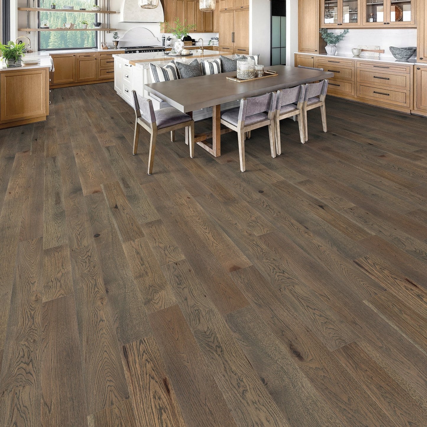 Next Floor Espresso Hickory 7"x75" Engineered Hardwood Flooring