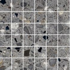 Frammenta Grigio Mosaic 2x2 Matte Terrazzo Porcelain Tile