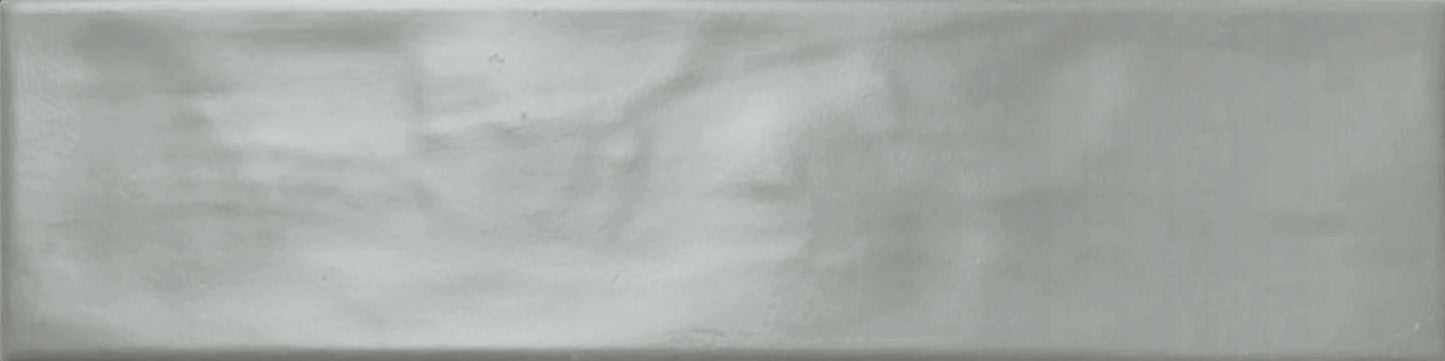 Wavy 2 Grey 3x12 Matte Ceramic Subway Tile for Backsplash/Wall