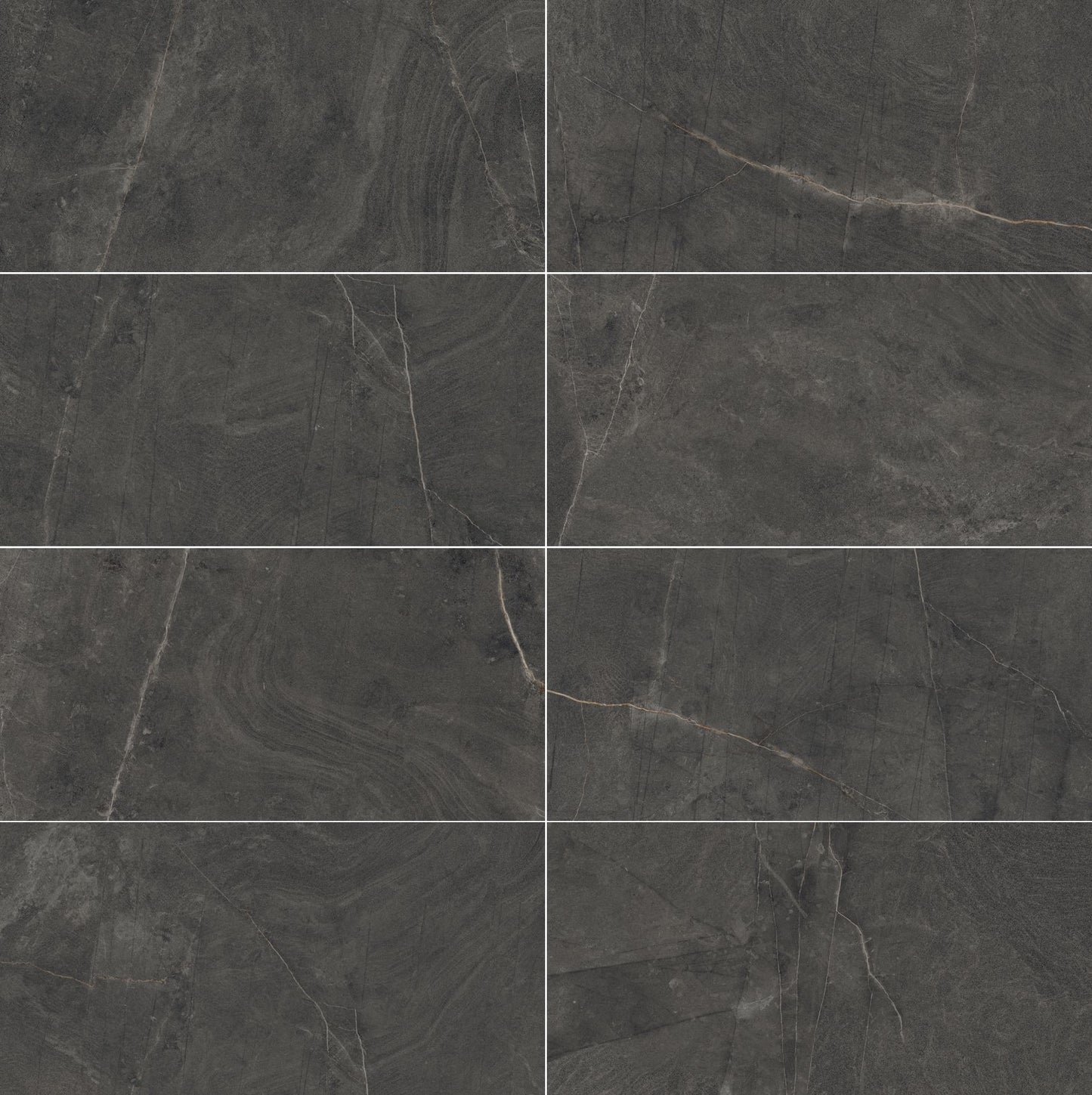 Gardena Nero 12x24 Matte Finish Porcelain Tile