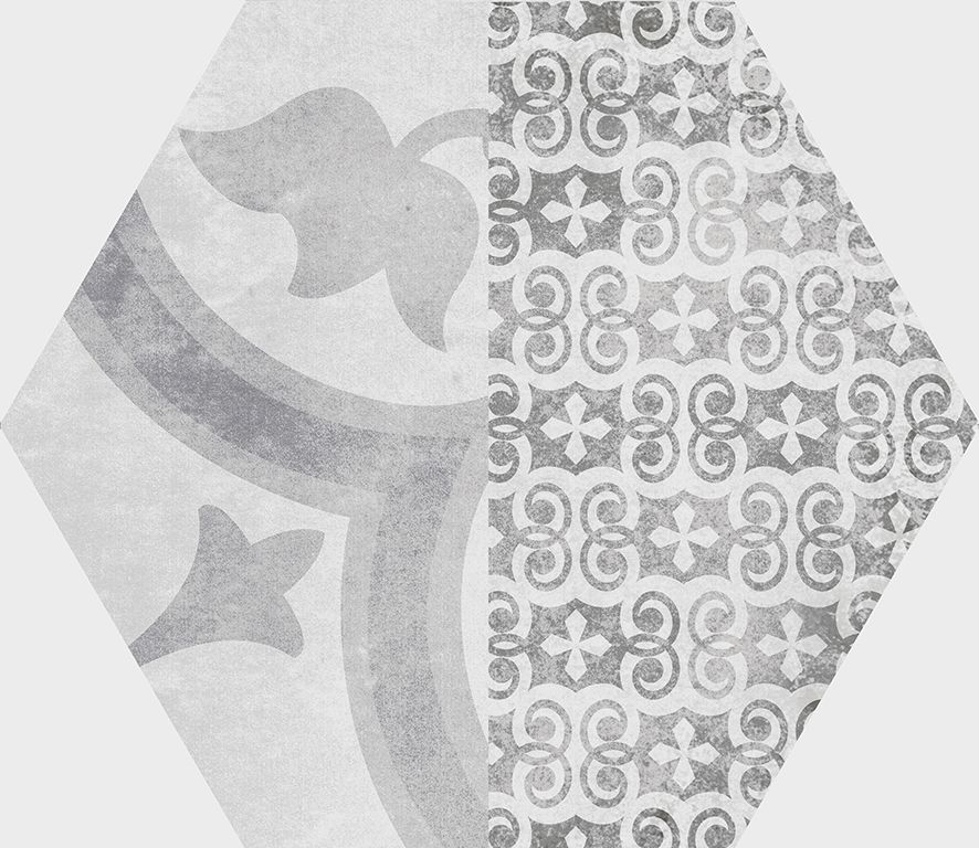 Hex Nuuk 9x10 Matte Finish Porcelain Tile