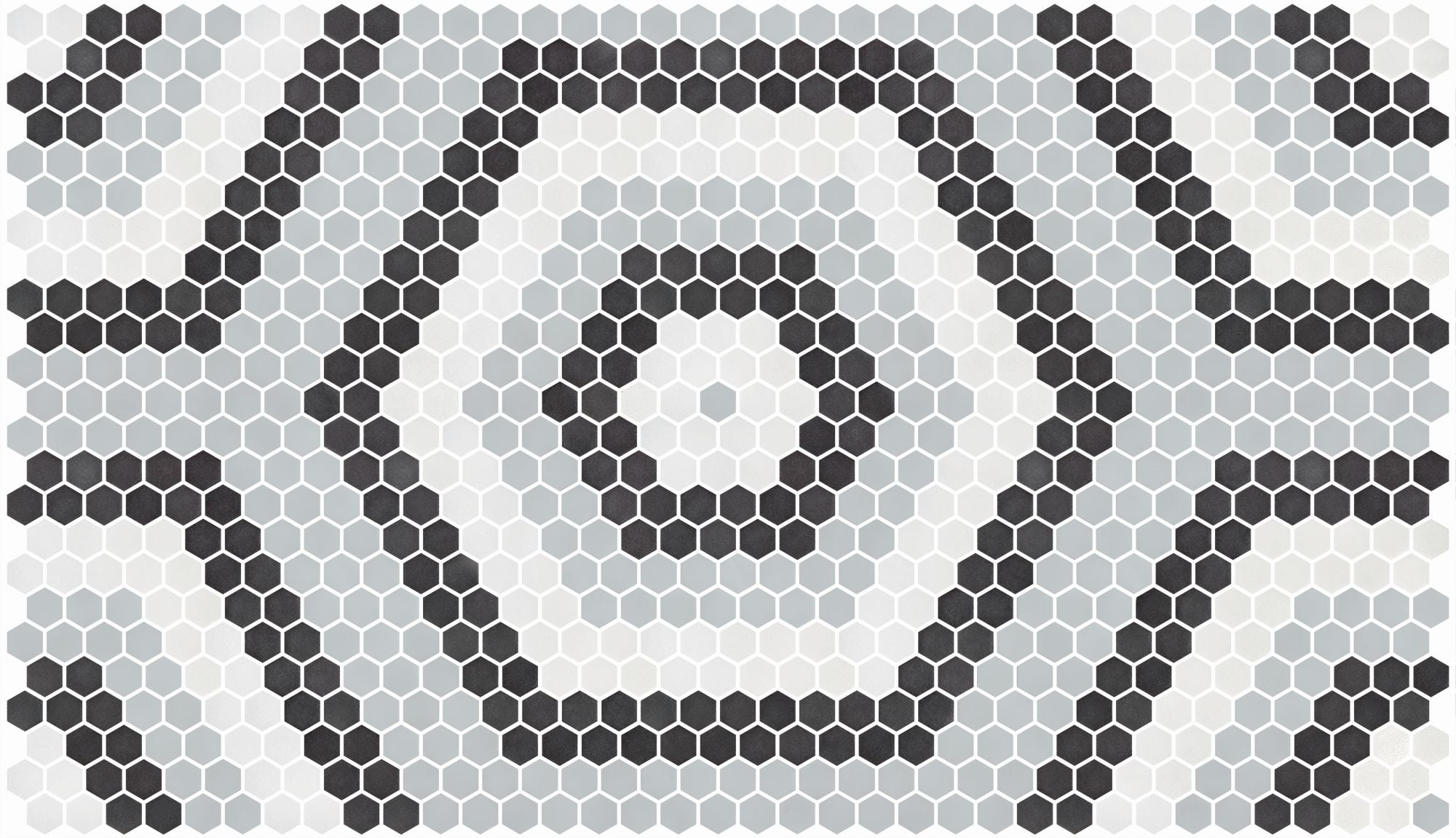 Hex Pattern 23 Matte Finish Mosaic