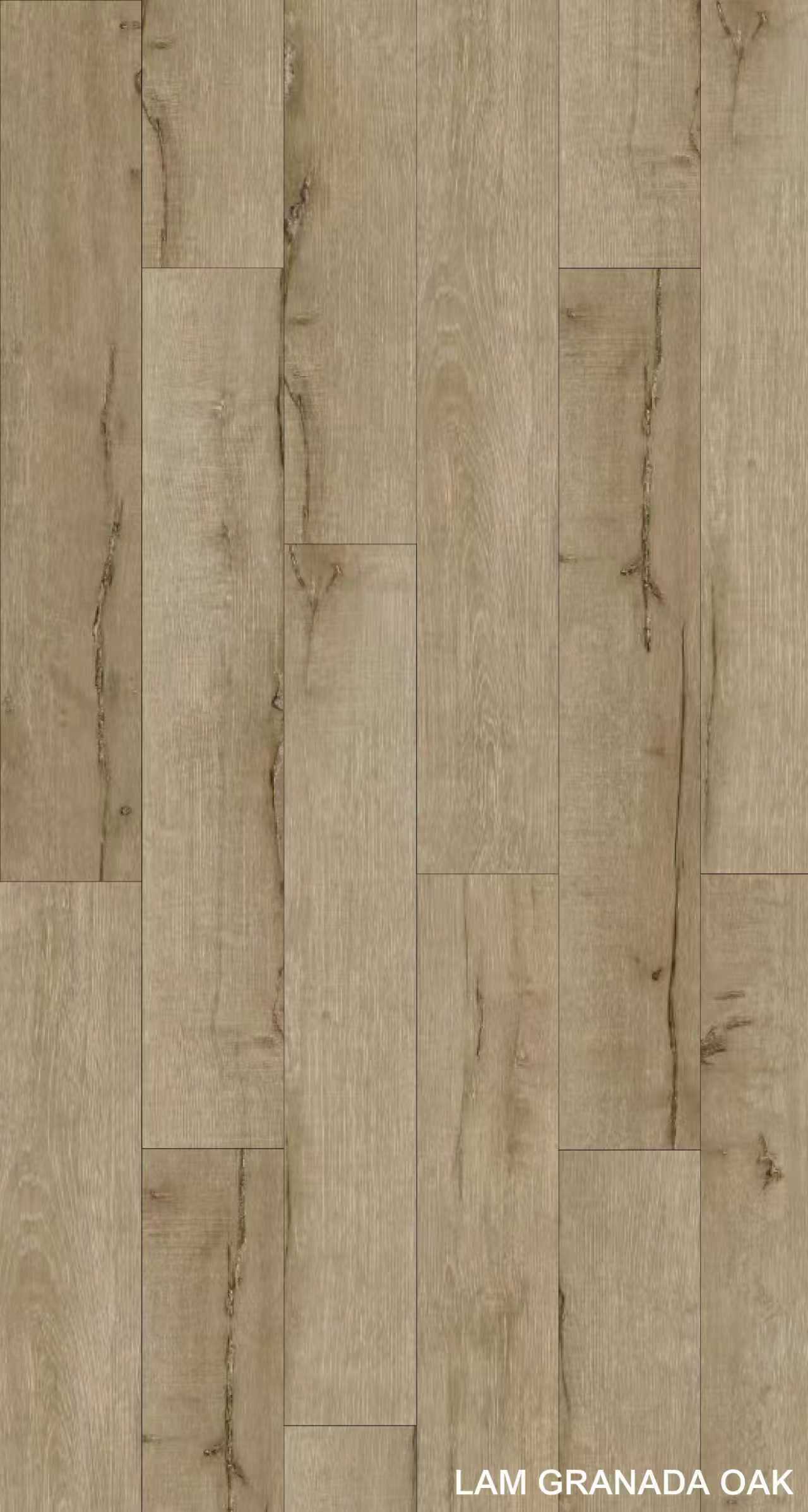 Latipac Granada Oak 8"x48"x12mm HDF Laminate Flooring