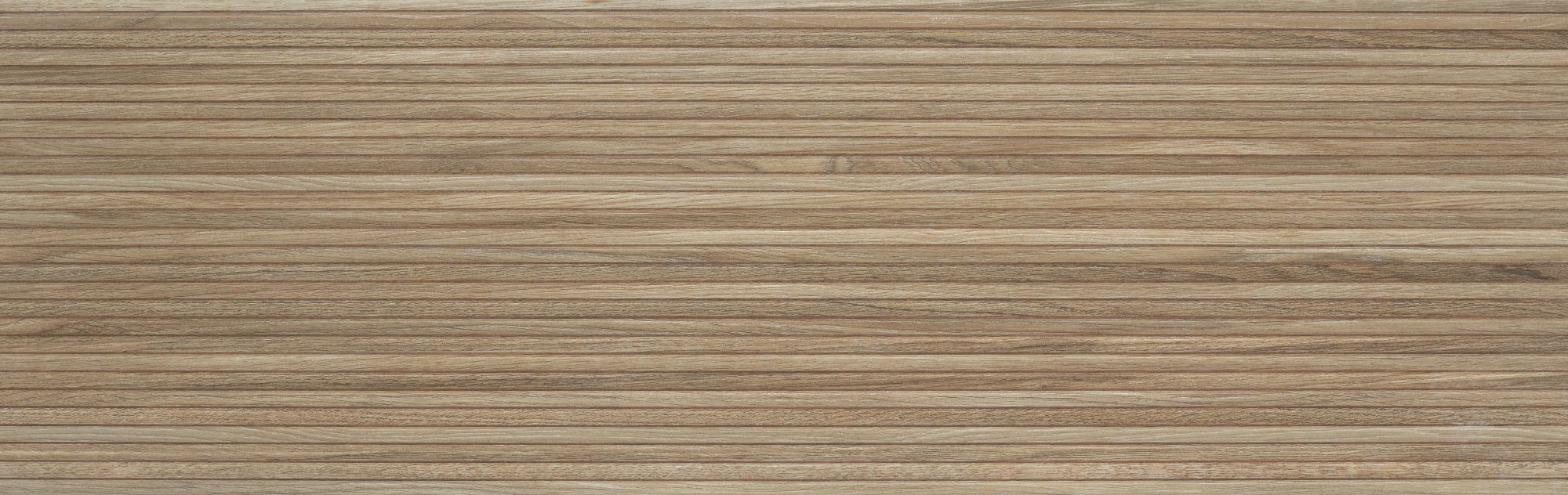 Linnear Natural 12x40 Matte Wood Look Fluted Wall Tile