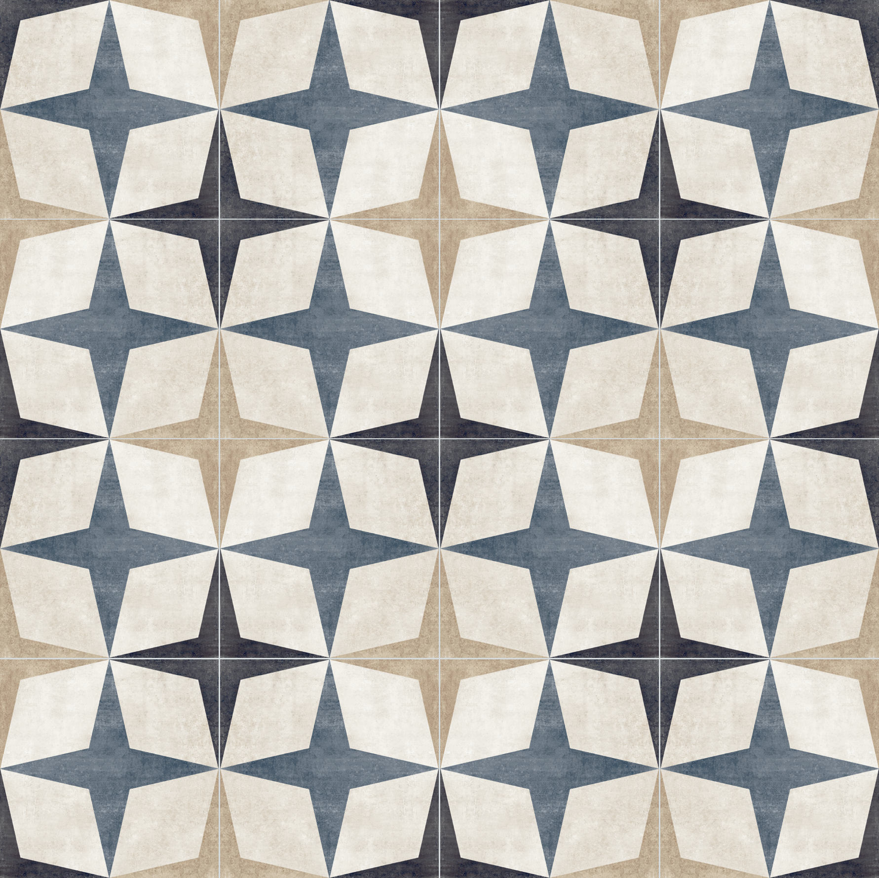 Mayfair 8x8 Matte Finish Porcelain Patterned Tile