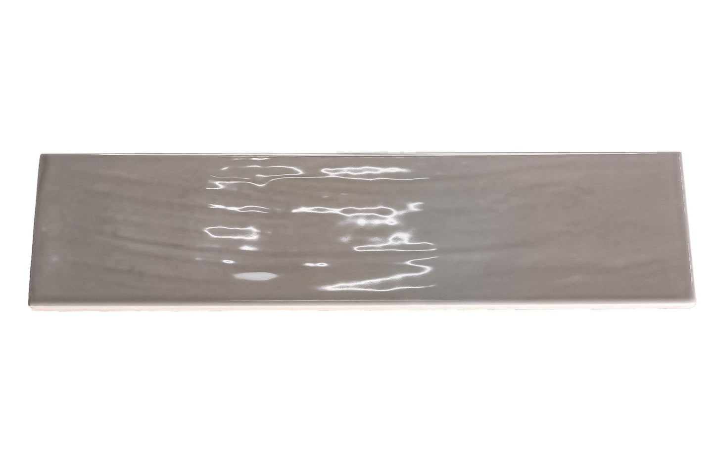 Maiolica Silver 3x12 Polished Finish Subway Tile Backsplash