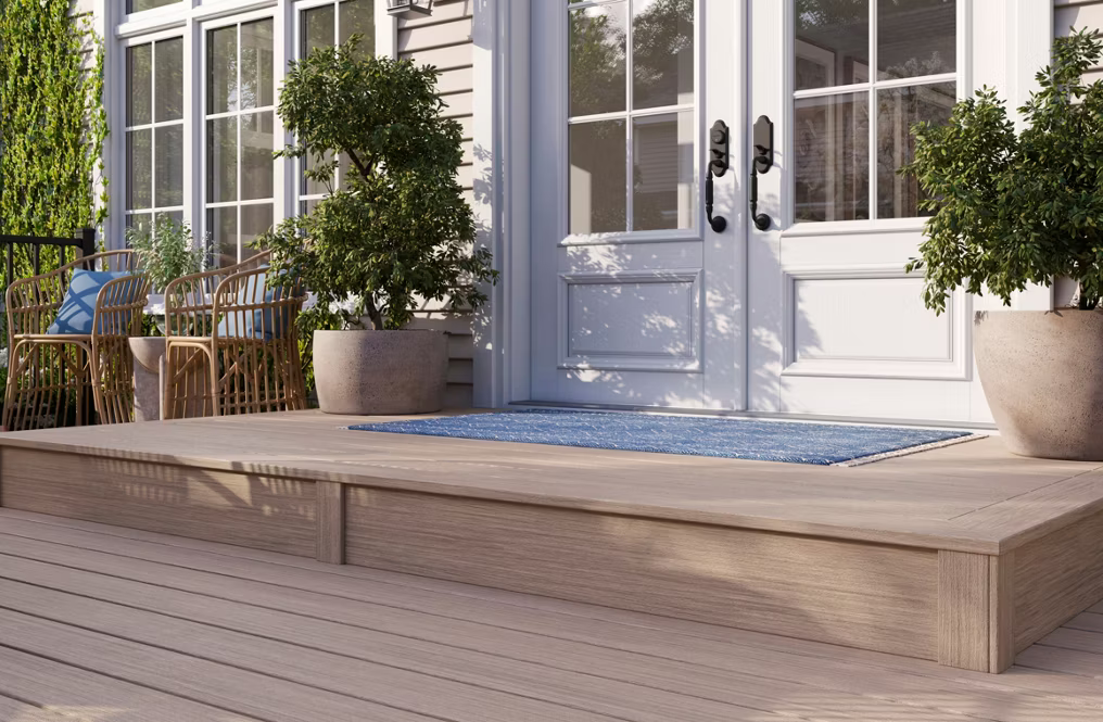 Trex Malted Barley 1"x6"x12 ft. Groove Edge Decking Board