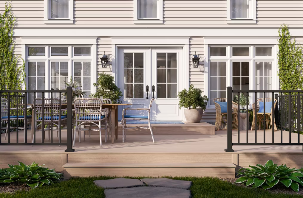 Trex Malted Barley 1"x6"x12 ft. Groove Edge Decking Board
