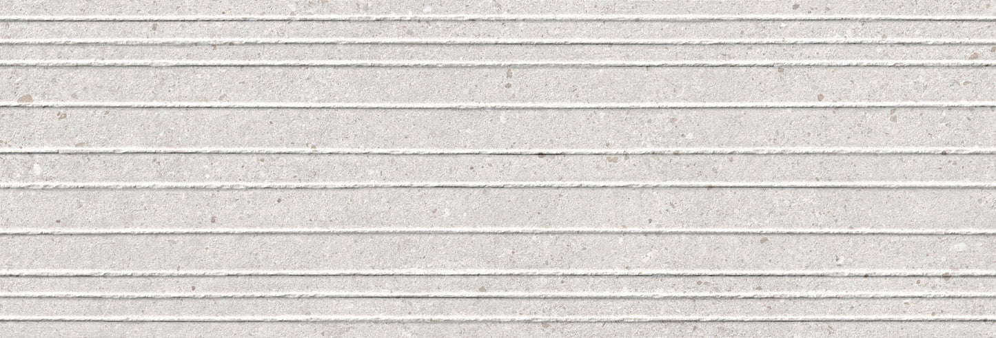 Manhattan Silver 13"x40" Matte Decorative Ceramic Tile