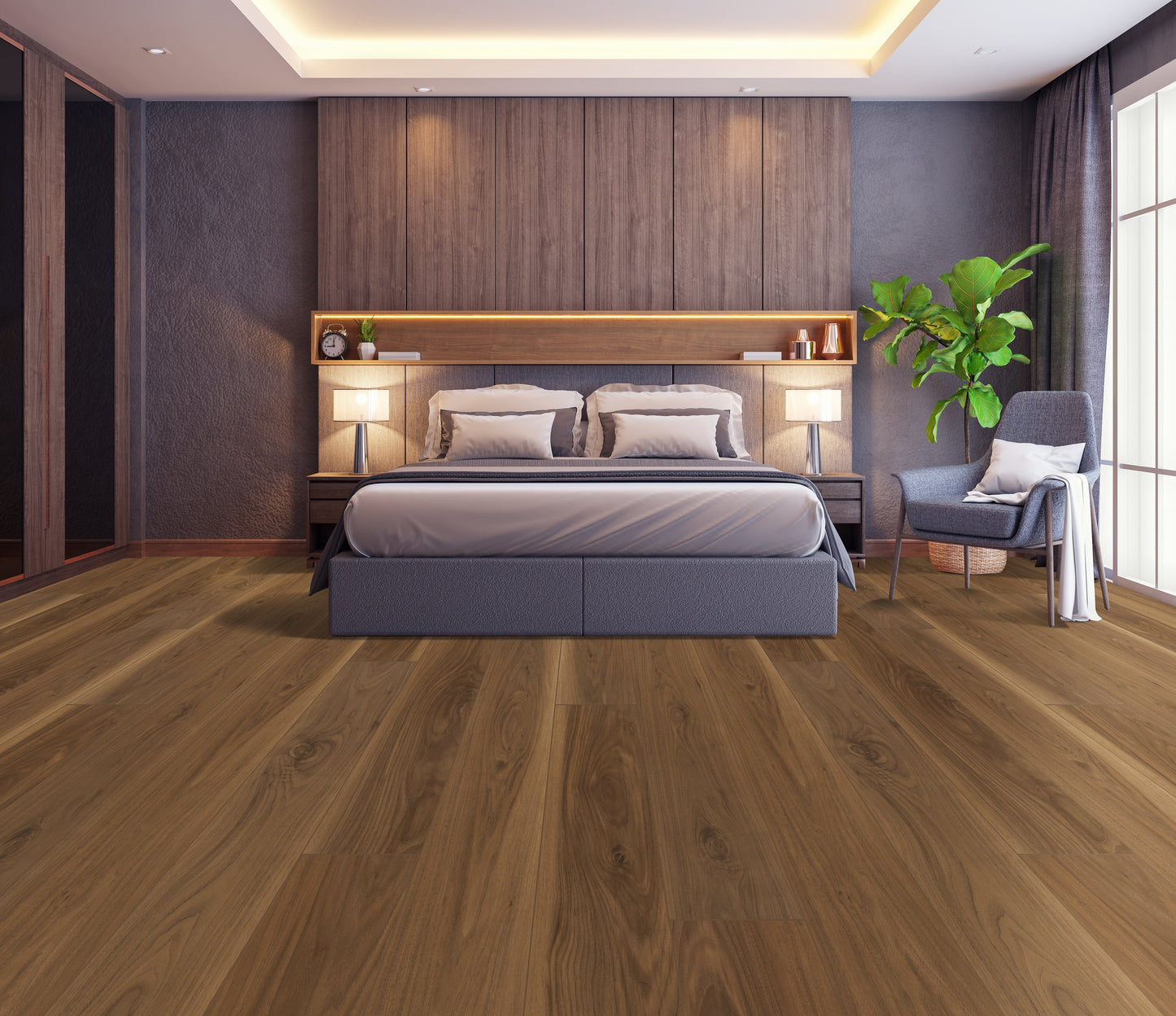 Biyork Hydrogen-8 Mellow Mist 9"x72"x8mm Vinyl Flooring