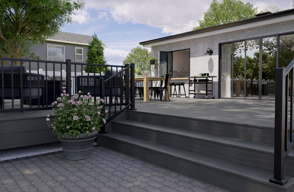 Trex Select Millstone 1"x6"x16 ft. Groove Edge Decking Board