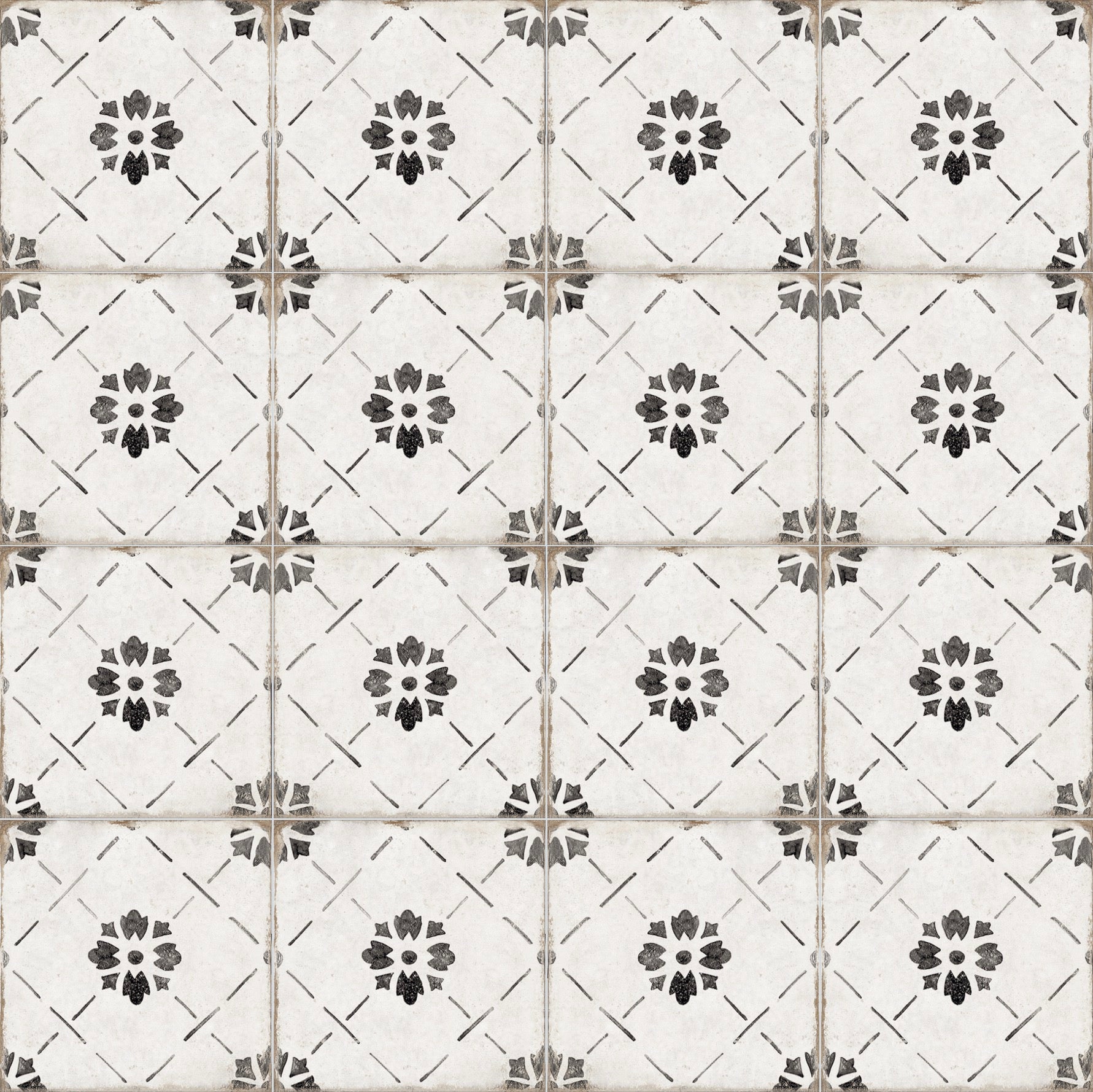 Nocelle 8x8 Matte Finish Porcelain Patterned Tile