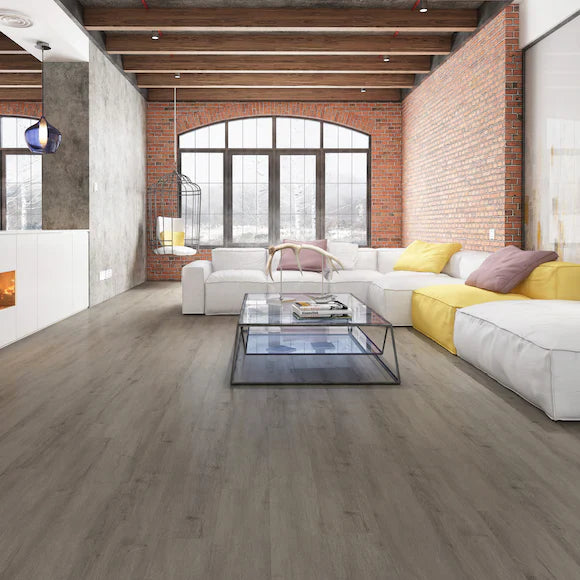 Biyork Hydrogen-5 Nickel 7"x48"x5mm Vinyl Flooring