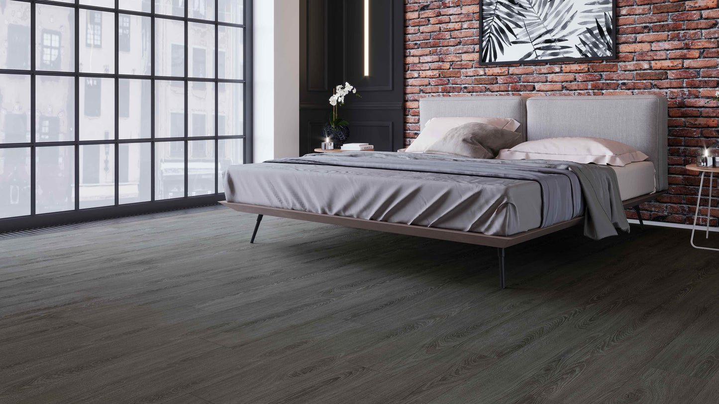 Biyork Hydrogen-5 Overcast 7"x48"x5mm Vinyl Flooring