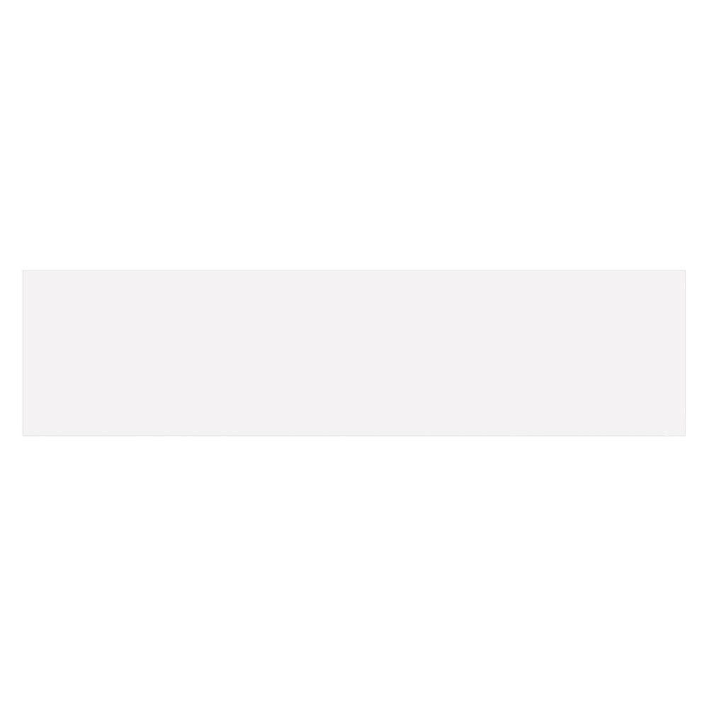 PWM White 4x16 Matte Ceramic Subway Tile Backsplash