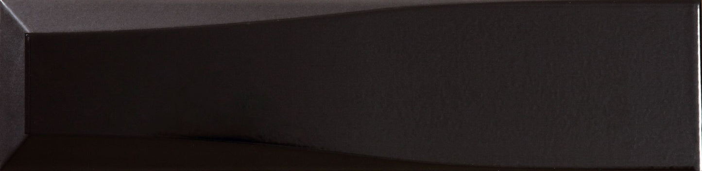 Palmaria Black 3x12 Matte Subway Tile Backplash