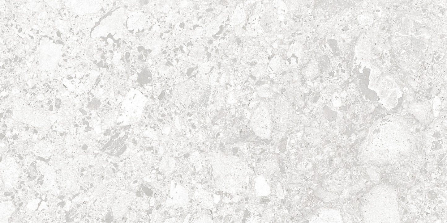 Pedregal Light 12x24 Matte Finish Terrazzo Tile Porcelain