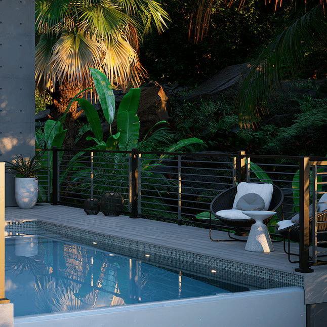 Trex Lineage Rainier 1"x6"x16 ft. Groove Edge Decking Board