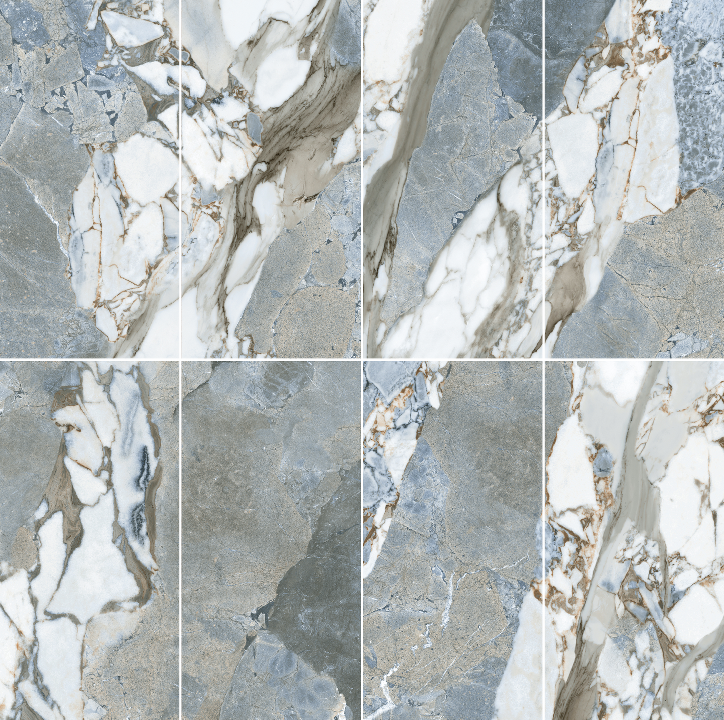 Ravello Azzuro 24x48 Polished Finish Porcelain Tile