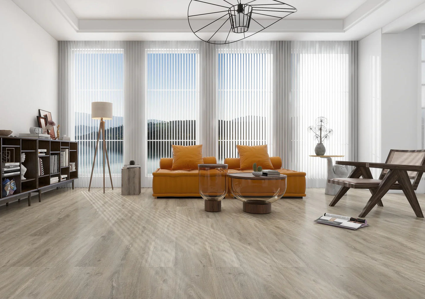 HTBC Atlantis Rocky 7"x60"x5.5mm SPC Vinyl Flooring