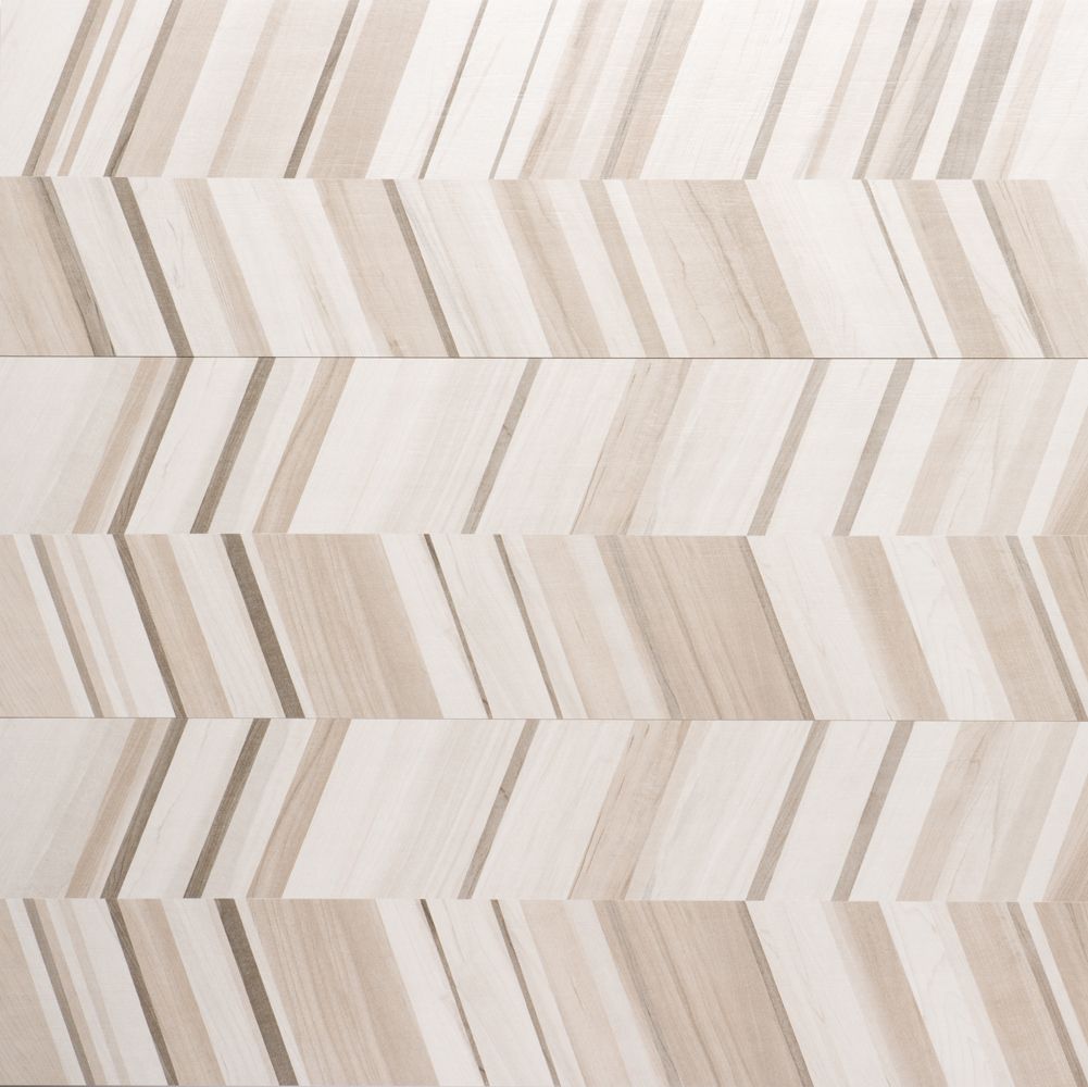 Royal Logs Decor 12x48 Matte Finish Chevron Porcelain Tile
