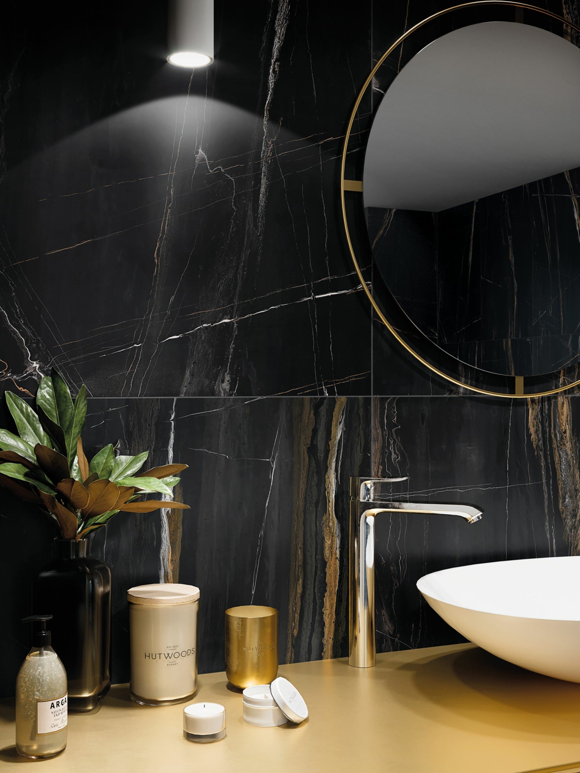 Bathroom porcelain tile