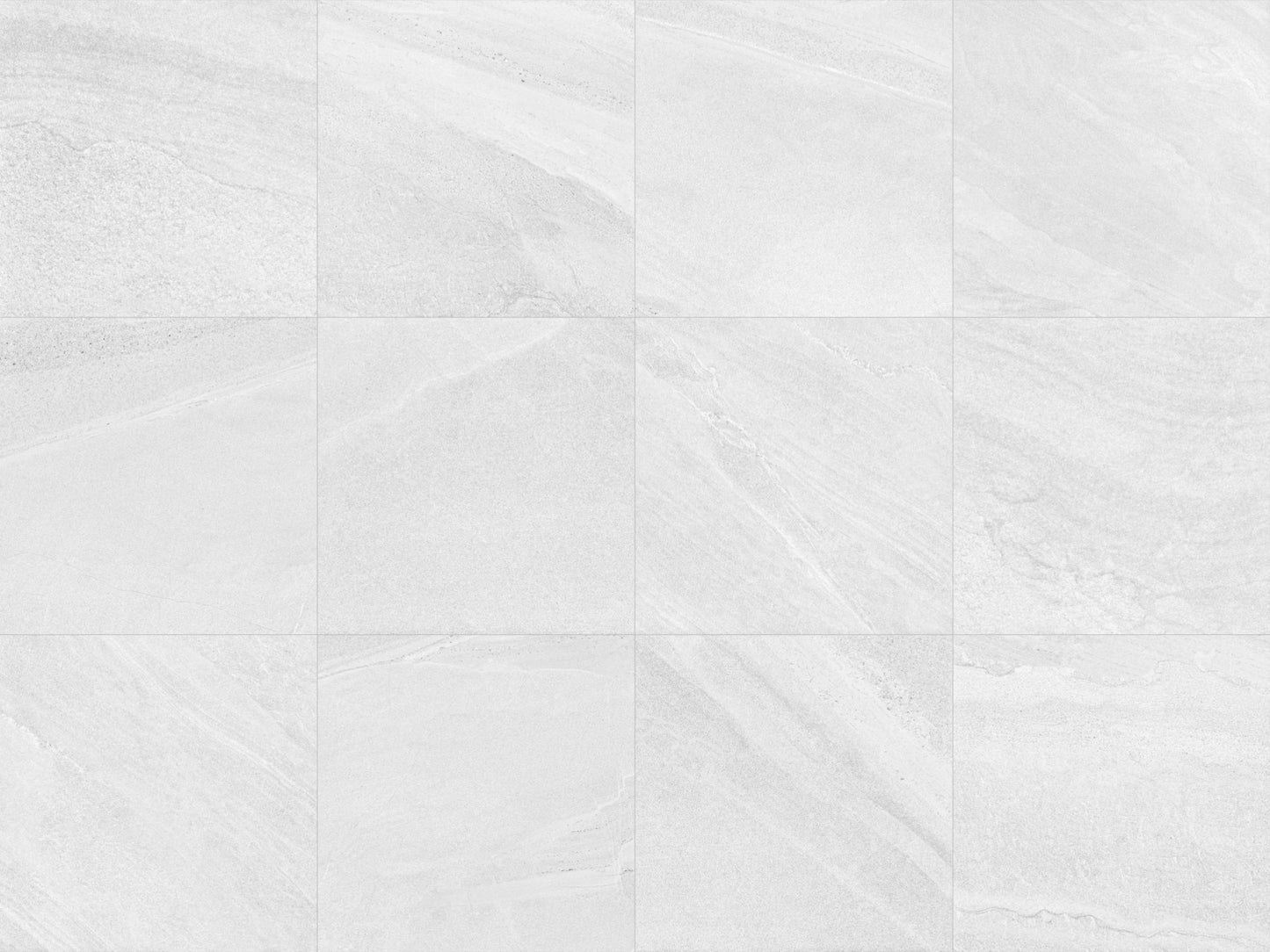 Limestone Light Grey 24x24 Matte Finish Slate Look Porcelain