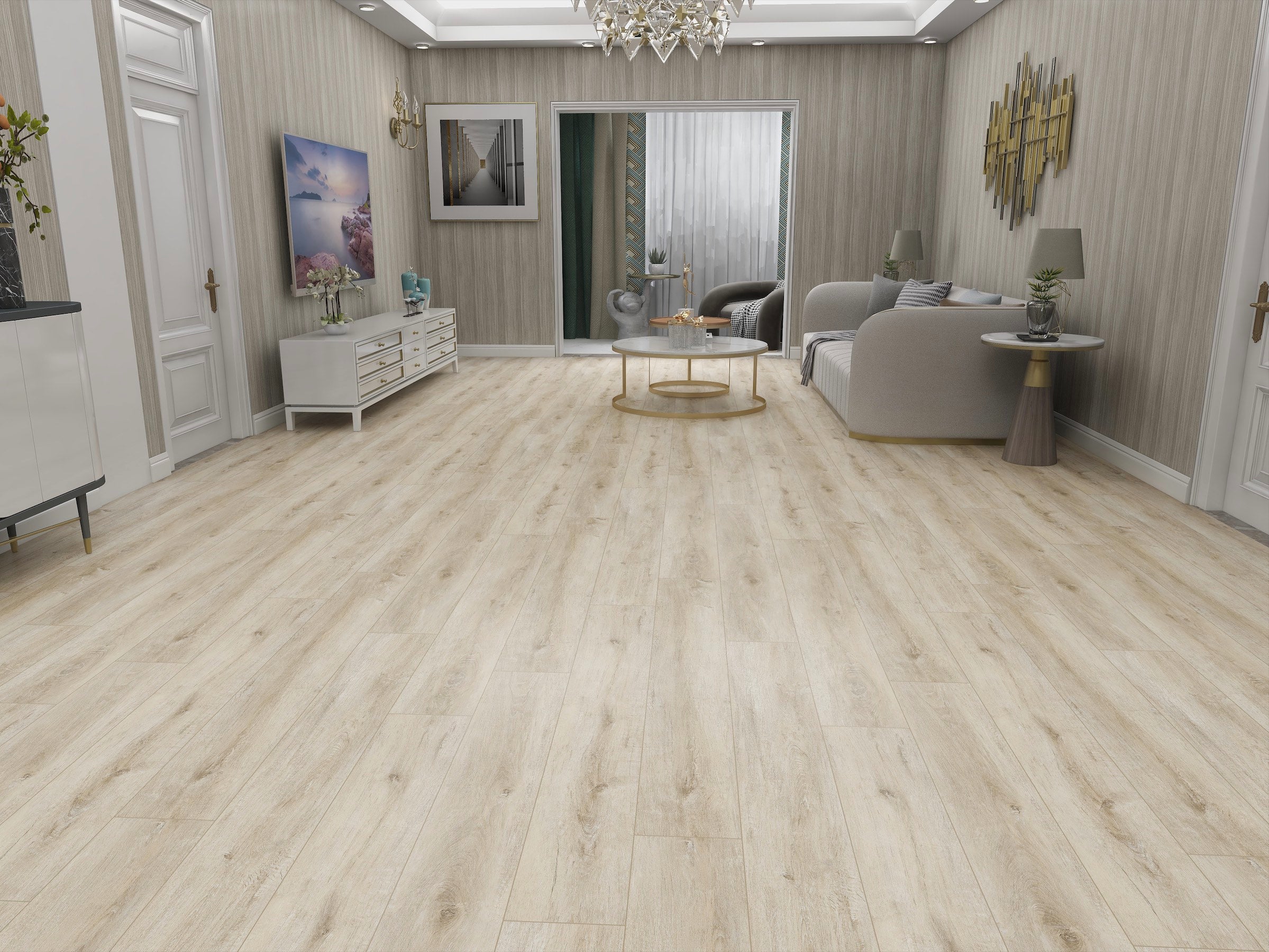 Lighthouse Grey 8x48 Waterproof Click Luxury Vinyl Plank