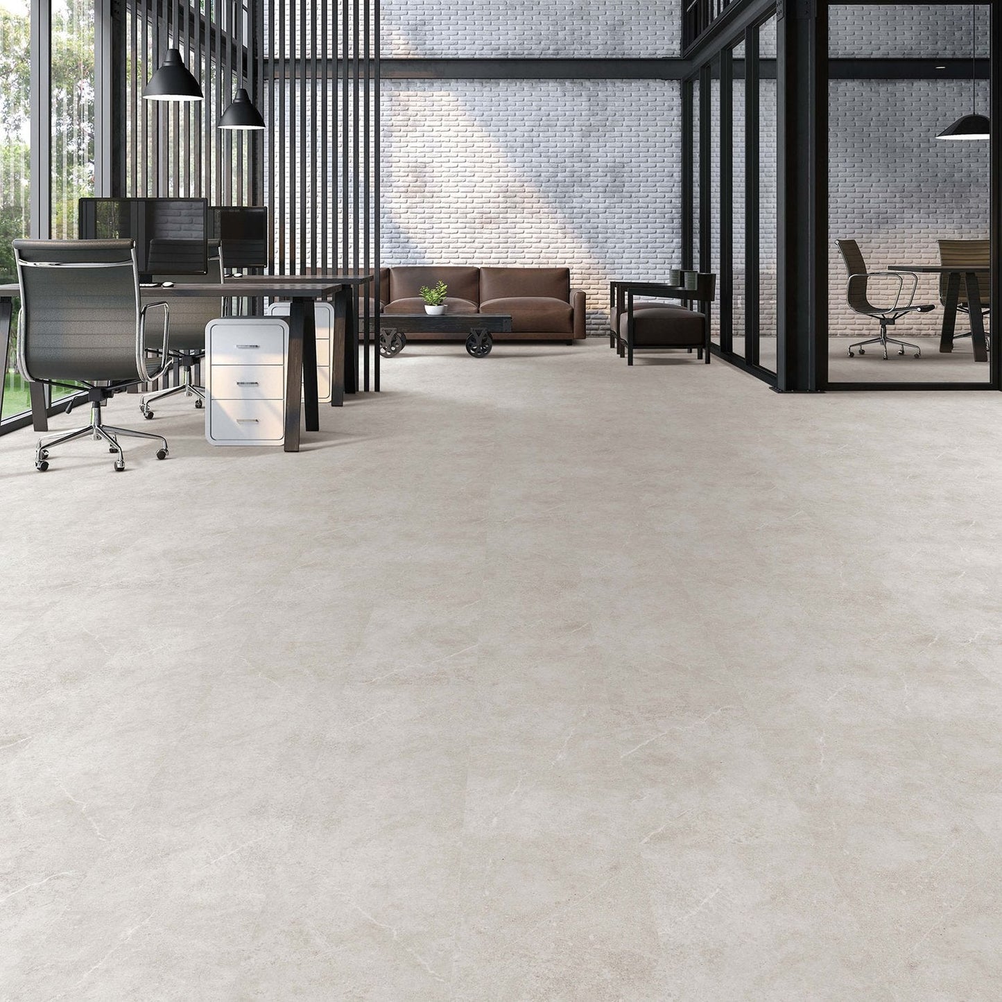 Next Floor Sandstone Snowdrift 12"x24" Luxury Vinyl Flooring