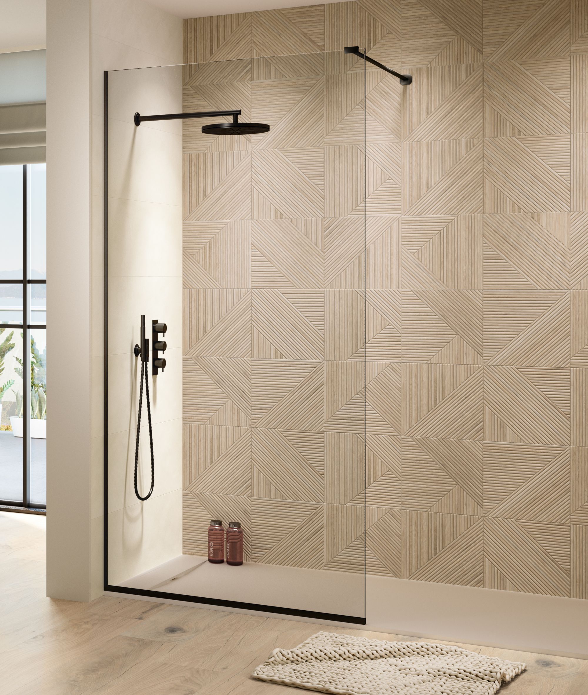 Tangram Camel 12x40 Matte Finish Wood Look Ceramic Wall Tile