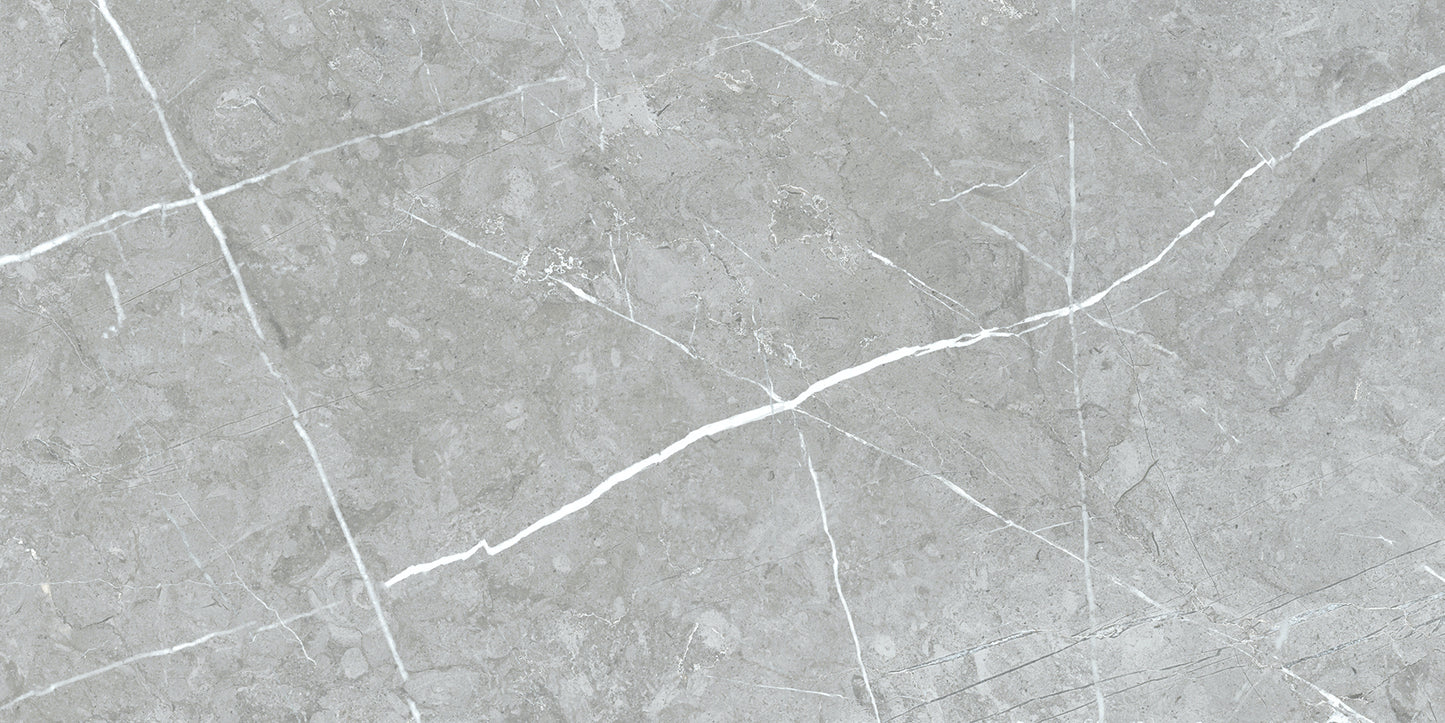 Theater Pearl 12x24 Matte Marble Effect Porcelain Tile
