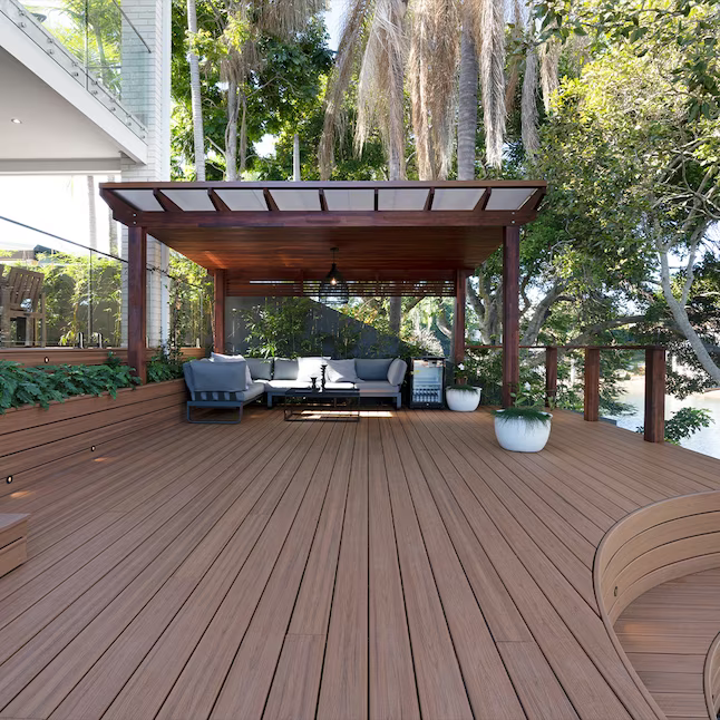 Trex Tiki Torch 1"x6"x20 ft. Groove Edge Decking Board