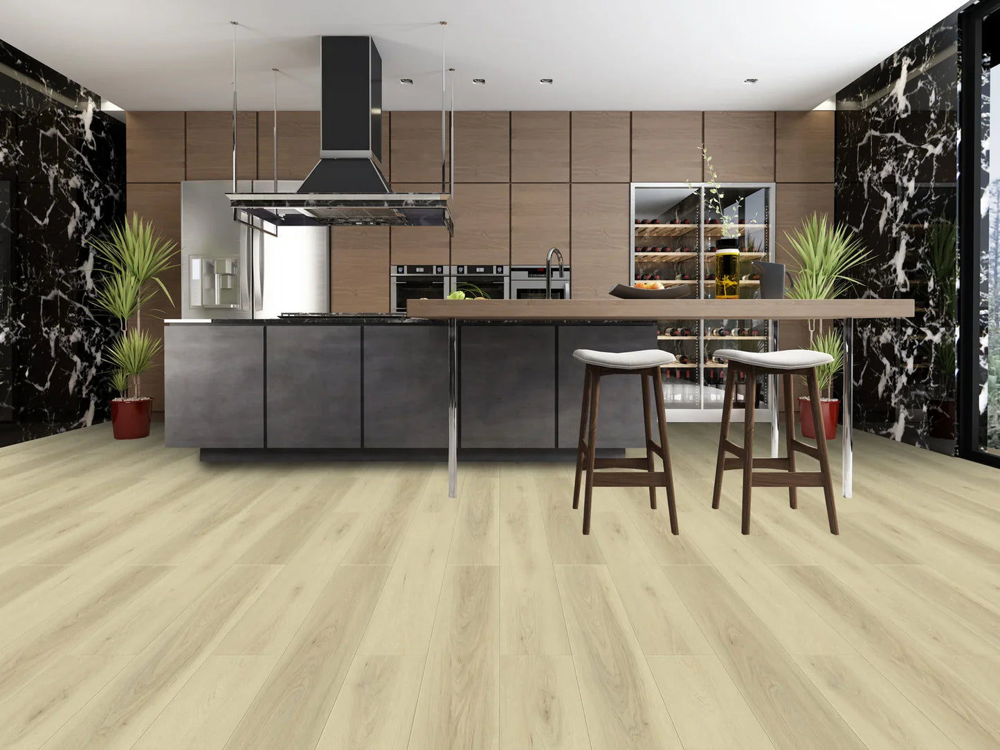 Floor Tek Urban Ambrose 9"x60"x12mm Laminate Flooring