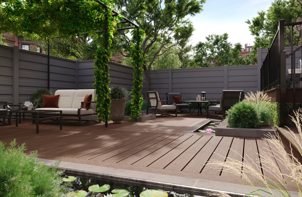 Trex Whiskey Barrel 1"x6"x16 ft. Groove Edge Decking Board