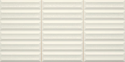 Moves White 8x16 Matte/Polished Finish Fluted Backsplash Tile