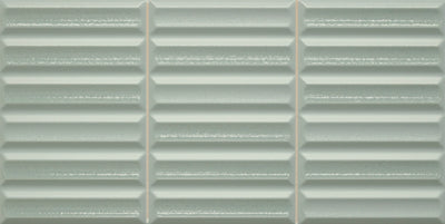 Moves Green 8x16 Matte/Polished Finish Fluted Backsplash Tile