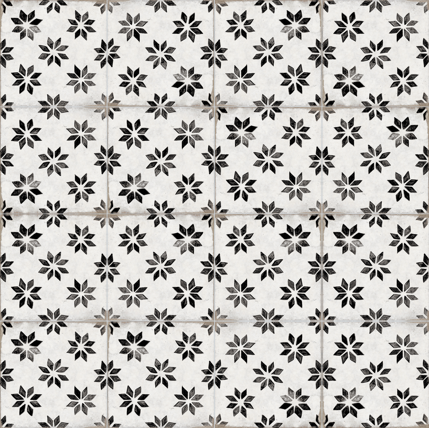 Albori 8x8 Matte Finish Porcelain Patterned Tile