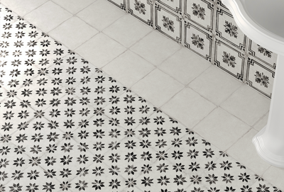 Albori 8x8 Matte Finish Porcelain Patterned Tile