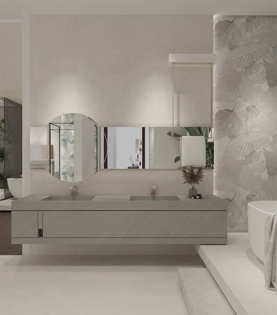 Akiba 24"x48" Matte Decorative Porcelain Wall Tile - B