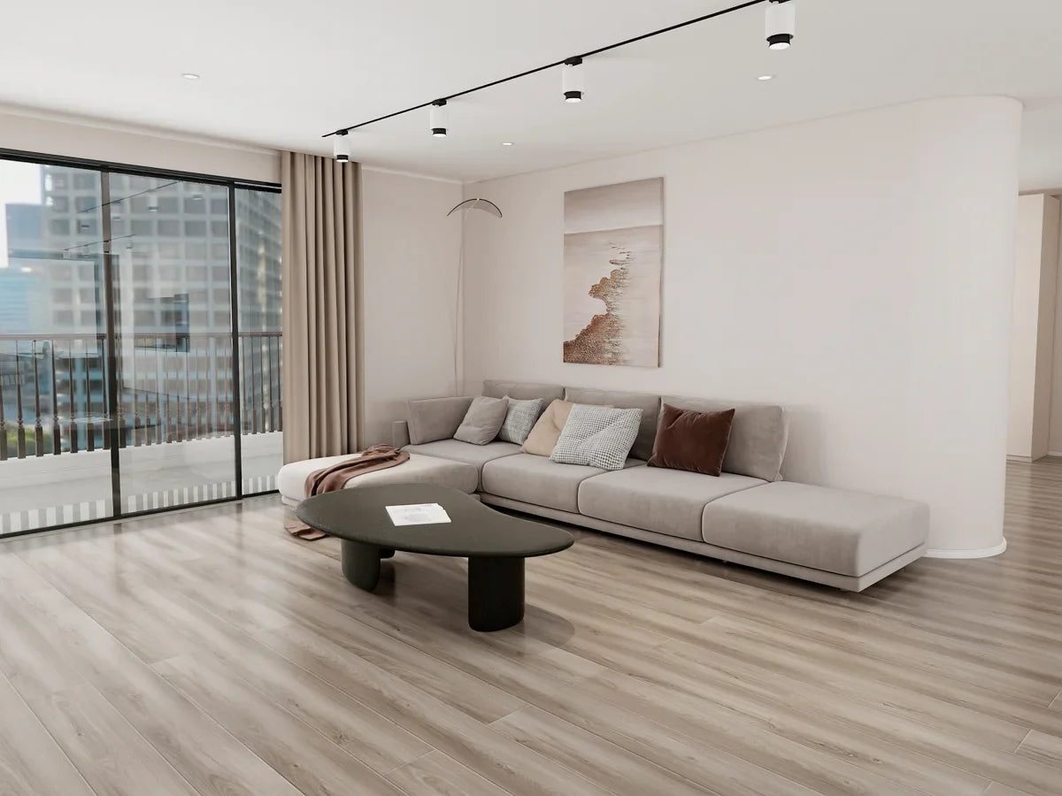 Floor Tek Aqua Alpaca 9.5"x86"x10mm Laminate Flooring