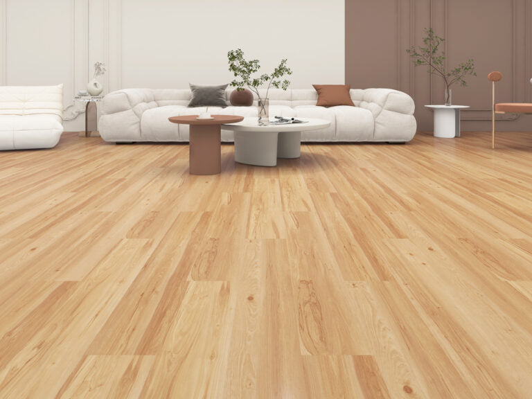 wood look Vinyl Flooring Planks in living room